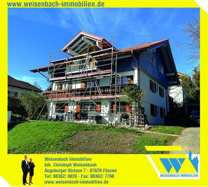 Foto - 3 ½-Zimmer-Wohnung mit Weitblick auf das Ammergebirge, den Forggensee und Schloss Neuschwanstein
