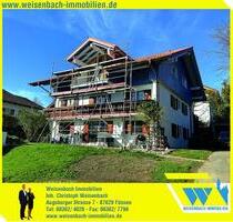 3 ½-Zimmer-Wohnung mit Weitblick auf das Ammergebirge, den Forggensee und Schloss Neuschwanstein - Rieden am Forggensee