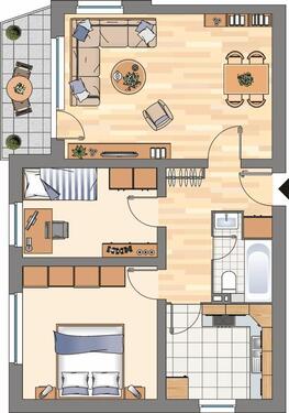 Foto - Etagenwohnung in Flensburg zur Miete