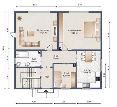 Foto - 2 Familienhaus - 319.000,00&nbsp;EUR Kaufpreis, ca.&nbsp; 132,00&nbsp;m&sup2;