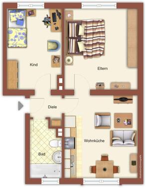 Foto - 2-Zimmer-Wohnung in Mönchengladbach Geistenbeck