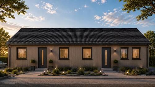 Foto - Neubau-Doppelhaushälfte in Lathen (Massivholz, CLT) – Erstbezug ab 022027