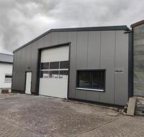 Moderne Neubau Gewerbehalle mit 576m² in Grünsfeld zur Miete