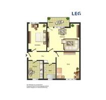 Gemütliche 3-Zimmer-Etagenwohnung in Unna – 60 m², 3. Etage