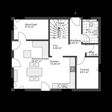 Foto - 4 Zimmer Einfamilienhaus zur Miete in Gelsenkirchen