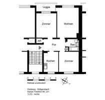 Duisburg Röttgersbach 70qm 3 Zimmer Küche Bad Diele Balkon