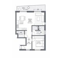 2-Zimmer-Neubauwohnung mit Süd-Balkon in Oelde