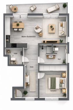 Foto - 2 Zimmer Etagenwohnung in Oelde