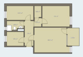 Foto - Ruhige 3 Zimmer-Wohnung 77 m2 - 880,00 EUR Kaltmiete,