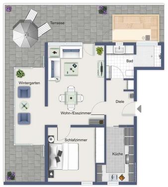 Foto - 2.5 Zimmer Einfamilienhaus zur Miete in Neu-Ulm