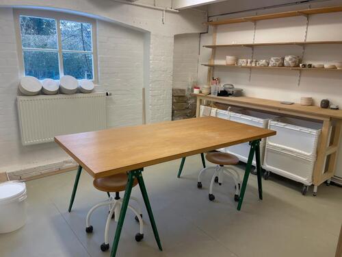 Foto - Freie Atelierfläche für TöpferInnen o. ä. kreative Tätigkeiten