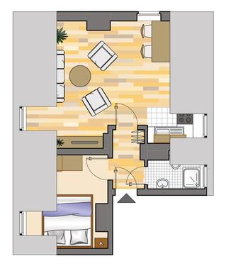 Foto - 2 Zimmer Dachgeschoßwohnung in Gelsenkirchen