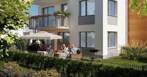 Foto - Erdgeschosswohnung mit Terrasse und Garten