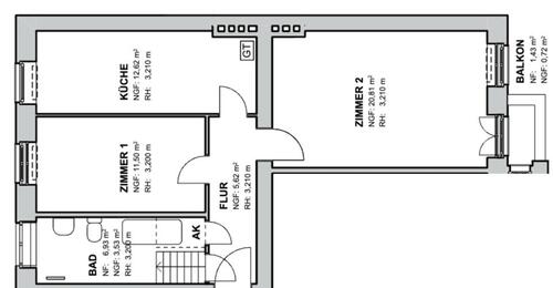 Foto - Helle Altbauwohnung im Körnerkiez befristet auf 1 Jahr