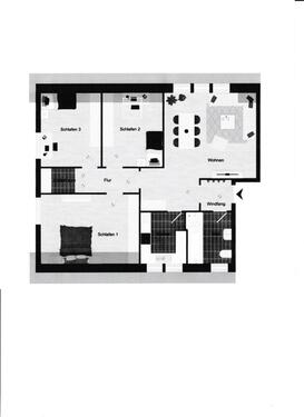 Foto - 4 Zimmer Etagenwohnung in Augustdorf