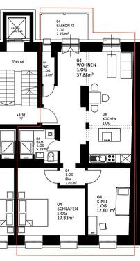 Foto - Sanierte 3-Zimmerwohnung - 2.350,00 EUR Kaltmiete,