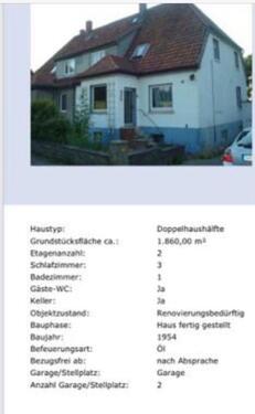 Foto - Attraktive Doppelhaushälfte mit großem Grundstück