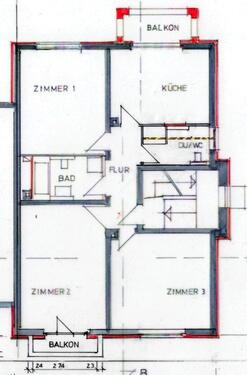 Foto - Etagenwohnung in Mannheim zur Miete