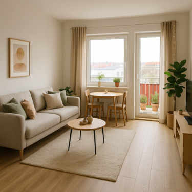 Foto - Attraktive 3-Raum-Wohnung mit Balkon und EBK, FE1