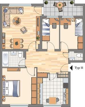 Foto - 3.5 Zimmer Etagenwohnung zur Miete in Hattingen