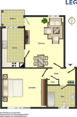 Foto - 2.5 Zimmer Erdgeschoßwohnung in Ahlen