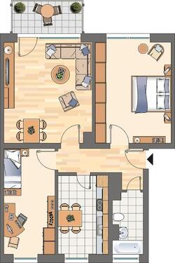 Foto - Etagenwohnung in Castrop-Rauxel zur Miete