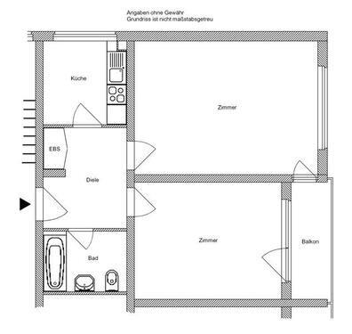 Foto - Modernisierte 2 Zimmerwohnung in Rödelheim