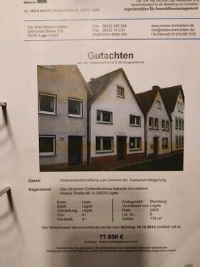 Foto - Einfamilienhaus in Lügde Hintere Str 45 provisionsfrei