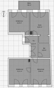 Foto - 4 Zimmer Etagenwohnung zur Miete in Osnabrück