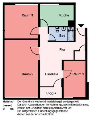 Foto - 3 Zimmer Etagenwohnung zur Miete in Dortmund