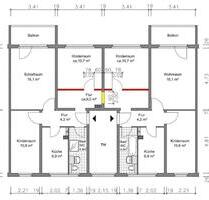 Große 5-Zimmer-Wohnung zur Nachmiete in Hermsdorf
