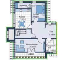 Wohnung 90 qm mit Balkon in Groß Hesepe zu Vermieten - Geeste