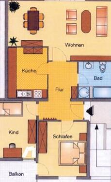 Foto - Idyllische 3-Zimmer-Whg. zu vermieten