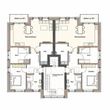 Foto - 3 Zimmer Etagenwohnung zur Miete in Sassenberg