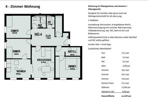 Foto - Leutkirch helle Whg 120qm, zentrumsnah, WG geeignet oder als Büro