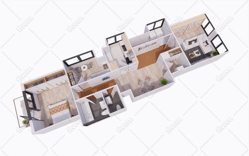 Foto - 4 Zimmer Wohnung mit Balkon zu vermieten