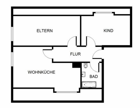 Foto - 3-Zimmer-Dachgeschoß-Wohnung in der City zu besichtigen, mit neuem Bad und Renovierungsgutschein!!