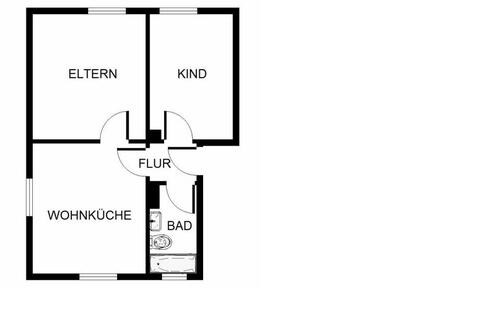 Foto - 2 Zimmer Etagenwohnung zur Miete in Gelsenkirchen