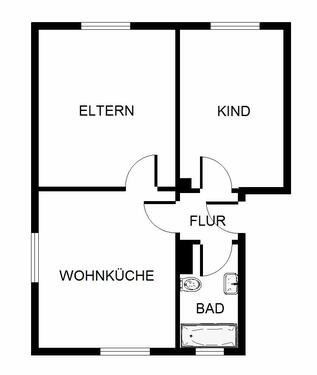 Foto - 2 Zimmer Etagenwohnung in Gelsenkirchen