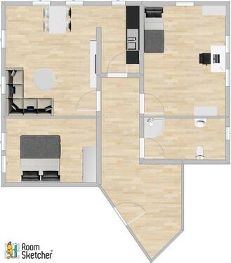 Foto - 3 Zimmer DG Wohnung mit Einbauküche & Stellplatz Idstein Walsdorf