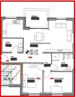 Foto - 3 Zimmer Etagenwohnung zur Miete in Holdorf