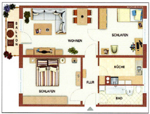Foto - 3 Zimmer Etagenwohnung zum Kaufen in Dresden