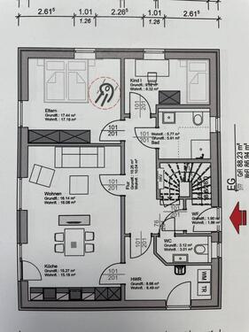 Foto - schöne 3ZKB Erdgeschosswohnung zu vermieten