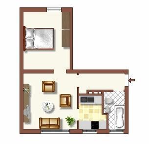 Foto - 2 Zimmer Erdgeschoßwohnung zur Miete in Duisburg