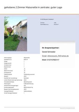 Foto - moderne Maisonettewohnung in Bensberg Bockenberg