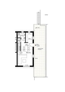 Foto - Moderne 4-Raum Etagenwohnung mit Dachterrasse