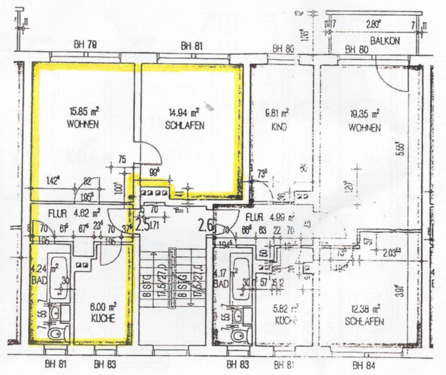 Foto - 2 Zimmer Etagenwohnung zur Miete in Sondershausen
