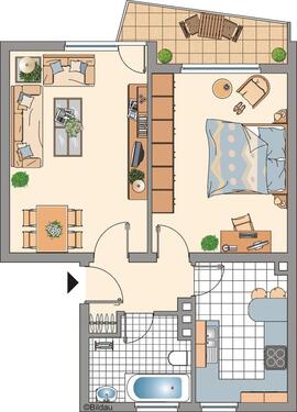 Foto - 2 Zimmer Etagenwohnung zur Miete in Gelsenkirchen