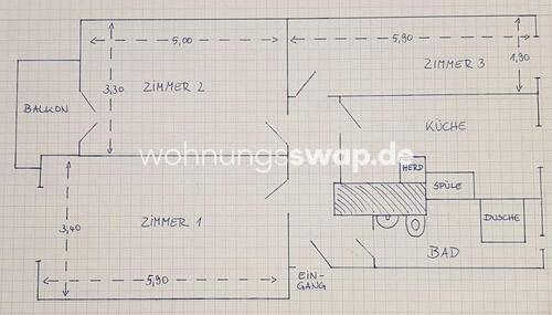 Foto - Wohnungsswap - 3 Zimmer, 68 m² - Liebermannstraße, Pankow, Berlin