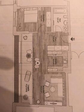 Foto - Zweitbezug: Zweizimmerwohnung mit Möbeln